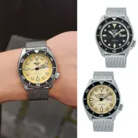 在飛比找momo購物網優惠-【SEIKO 精工】5 Sports系列經典水鬼米蘭機械錶 