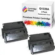 2 Pack Compatible Toner Cartridge Replacement for HP Q1339A 39A (18,000 Pages) for HP Laserjet 4300 4300DTN 4300DTNS 4300DTNSL 4300N 4300TN