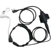 Tactical Throat Mic, Earpiece Headset, NATO Plug for Kenwood Baofeng UV-5R