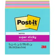 Post-it Super Sticky Notes 76 x 76mm Supernova Neons 10 Pack