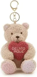 gelato pique(ジェラート ピケ) Gelato Pique PWGG251692 Women's Baby Moko Heart Bear Charm, Pink, F