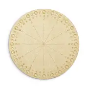 Kim Seybert Dew Drops Placemat in Gold Tone