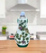 Grapes Vine Leaves Fruit Kitchen Decor Dish Soap Bottle Apron - fits 25 oz