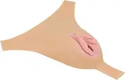 [CTKOLYS] Men's Camel Toes Panty Hiding Gaff Silicone Thong for Crossdresser Transgender 1G, 0.6lbs - Cyber Skin