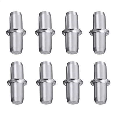50 Pieces Shelf Pegs 5Mm Cabinet Furniture Shelf Support Pegs Nickel Plated