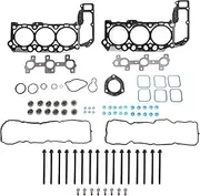 HSHB8-30301 Engine Cylinder Head Gasket Set Head Bolt fits for Jeep Commander/Liberty/Grand Cherokee, fits for Dodge Nitro/Dakota/Durango/Ram 1500, for Mitsubishi Raider 3.7L 226CID V6 SOHC 2005-2012