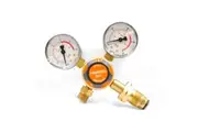 Harris 601 LPG Regulator / Flow meter Twin Gauge