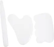 HAKIDZEL 1 Set Jade Scraping Board Facial Massage Tools for Body Relaxation and Skin Nourishment for and Self Care