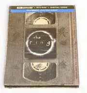THE RING (2002) (4K+Blu-ray+Digital) VHS Slipcover Steelbook BRAND NEW
