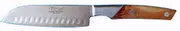 Goyon Chazeau GC7050 - 18cm Stainless Steel Santoku Granton Chefs Knife (Juniper Wood Handle)