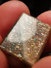 Rainbow lattice Sunstone cut and polished 48