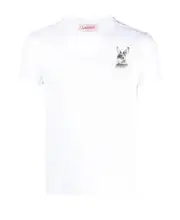rabbit-print T-shirt XXS,S,XS,M White