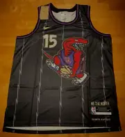 NBA Basketball Toronto Raptors Vince Carter #15 Jersey Medium Black NWT