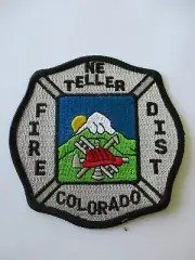 Colorado Fire Department Patch DIST. NE TELLER