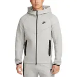 NIKE 男 連帽外套 單穿 疊搭 保暖 訓練 NK TCH FLC FZ WR HOODIE 灰 FB7922063