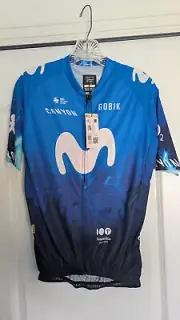 *NEW+TAGS* *FREE SHIP* Gobik Movistar 2024 Pro Cycling Team Odyssey Jersey XL