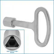 8mm Triangle Spanner Lock Key Enclosure Utility Access Panel Cabinet Latch