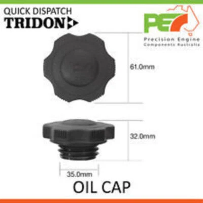 New * TRIDON * Oil Cap For Mazda E2200 Diesel 2.2L S2 4 Cylinders SOHC (for: Mazda)