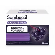 Sambucol Cold & Flu Tablets 24 Capsules