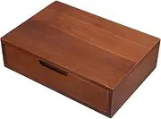 CANIGHT Box Desktop Organizer with Drawer Elegant Storage for Office Supplies Files and Jewelry Smooth Finish Storage Box for Home and Kitchen Counter