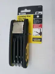 Titan 12772 8pc Folding & Locking Star Security Key Set