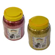 Rainbow Glitter Bulk 1kg Jar - Red