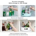 Non-Skid Turntable Storage Basket Box Kitchen Spice Jar Rotating Organizer Rack