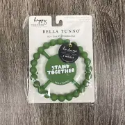 BELLA TUNNO Silicone Happy Teether STAND TOGETHER Little Activist BPA PVC FREE