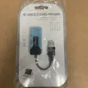 USB Memory Card Reader - Reads SD/MS/micro SD - MS, SD, SDHC, Mini SD, MMC
