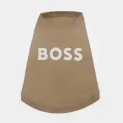 Boss Dog Graphic Tee Beige
