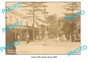 OLD LARGE PHOTO MANLY SYDNEY NSW DARLEY ROAD c1920