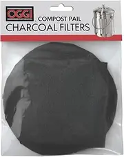 [Oggi] Replacement Charcoal Filters for Compost Pails # 7320, 5427, 5448 and 7700, Set of 2