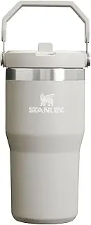 Stanley IceFlow Stainless Steel Tumbler with Straw - Vacuum Insulated Water Bottle for Home, Office or Car Reusable Cup Leakproof Flip Cold 12 Hours Iced 2 Days, 20 Oz, Ash