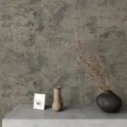 32''x118'' Cracked Concrete Wallpaper Peel and Stick Grey Textured Wallpaper ...