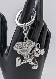 New Authentic SWAROVSKI Crystals Disney Mickey Key Ring 5670082 in Gift Box