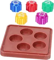 Abaodam Korean Traditional Game Set Real Weighted Stone Throwing Pebbles for Family Parties Interactive Hand Eye Coordination Training Engaging Korean Game Ages
