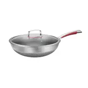 Kylin 3 Layer 316 Stainless Steel Non Stick Wok - Induction and electro stoves compatible