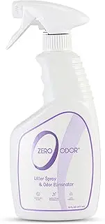 Zero Odor Litter Box Odor Eliminator, Trigger Spray, 16 Ounces
