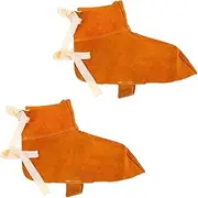 Generic Welding Shoe Covers,Shoe Protector,Leather Tool Gifts,Flame Retardant Personal Protective Equipment,Welding Gaiters
