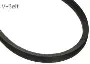 Black Rubber V-Belt Wrapped Fits for Titan Flair Mower 155 Flail