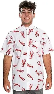 [SEINFELD] Cosmo Kramer Lobster Button-Up White Shirt