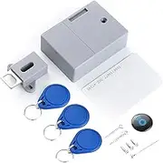 Tignapoo Battery RFID IC Card Sensor Cabinet Drawer Intelligent SmartLock DIY Invisible Hidde Digital Lock Without Perforate Hole