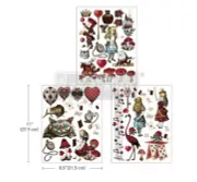 Redesign With Prima WONDERLAND IMPRESSION Decor Transfer, Alice In Wonderland