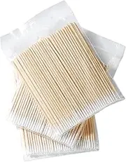 1300PCS Pointed Cotton Swabs,4 inch Microblading Cotton Swab with Wooden Sticks for Makeup, Tattoo Permanent Supplies and Cleaning (13Packs)