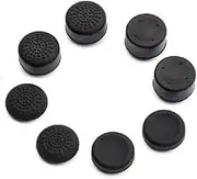 Joystick Cap Cover for Nintendo Switch for Joy-Con, Black Silicone Thumb Stick Grip Cap Cover