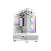 Antec CX700 ARGB White, ATX, USB Type-C 3.2 Gen 2, Tool Free Panels, Vertical Cooling, 3x 120mm PWM ARGB Fans, Heat dissipationg Gaming Case