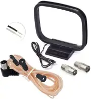 FM & AM Loop Antenna For Pioneer Yamaha Indoor Bluetooth Home Stereo Receiver