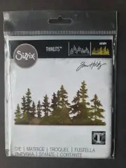 Sizzix Tim Holtz Thinlits Tree Line Die Set New 661604