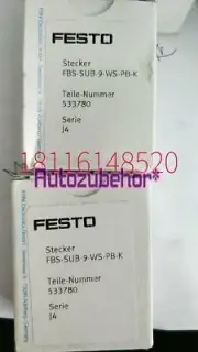1pcs Festo FBS-SUB-9-WS-PB-K plug 533780