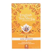 Organic English Tea Shop Super Goodness - Green Rooibos, Pomegranate and Blueberry 20 bags – Fresh, healthy organic delivery | Doorstep Organics.
